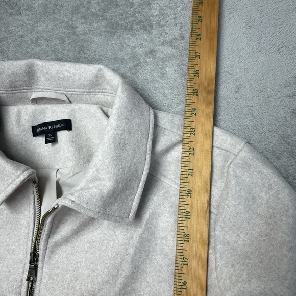 Banana Republic Women's XL Jacket Beige Polyester H0989 - Picture 3 of 7